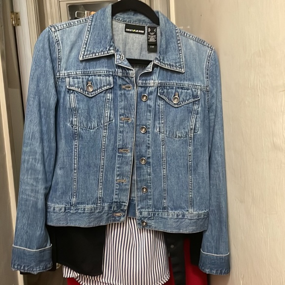 DKNY DENIM JACKET SMALL - Picture 2 of 7